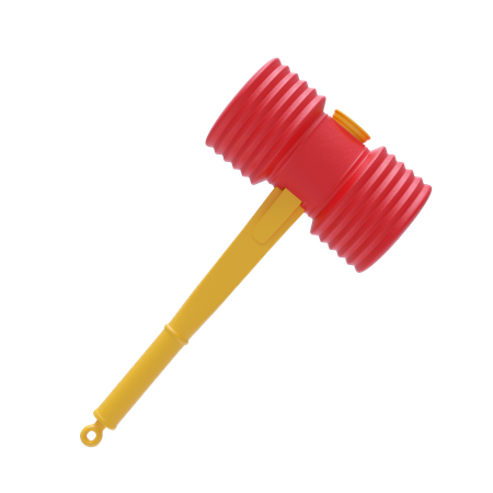 Toy Hammer 3D Icon