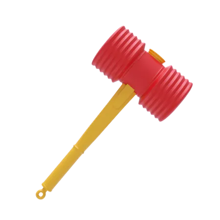 Toy Hammer 3D Icon