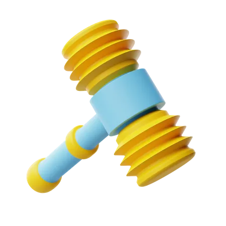 Toy hammer  3D Icon