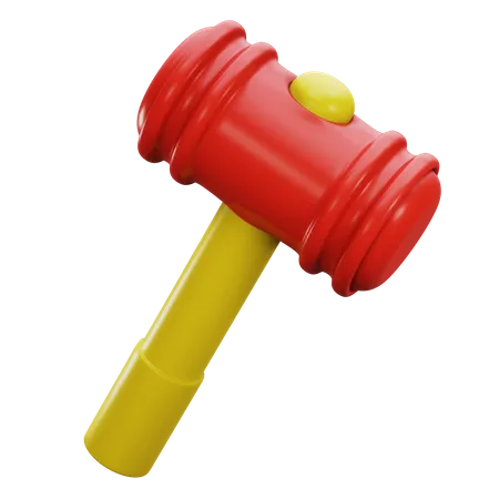 Toy Hammer  3D Icon
