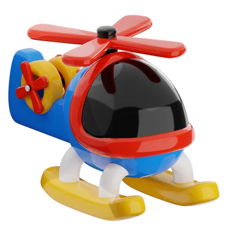 Toy Helicopter  3D Icon