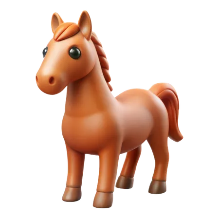 Toy Horse  3D Icon