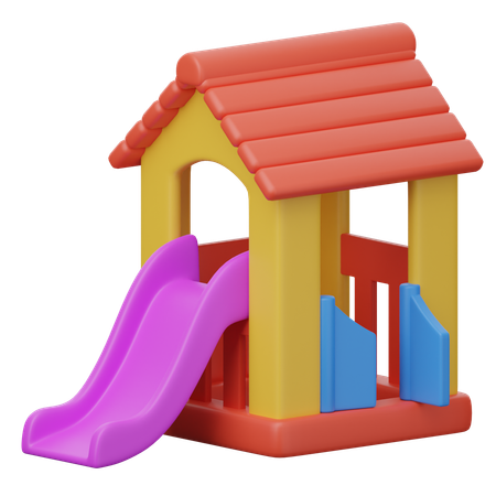 Toy house  3D Icon