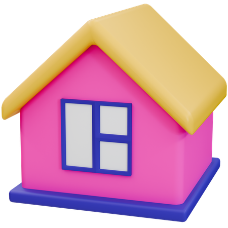 Toy House  3D Icon