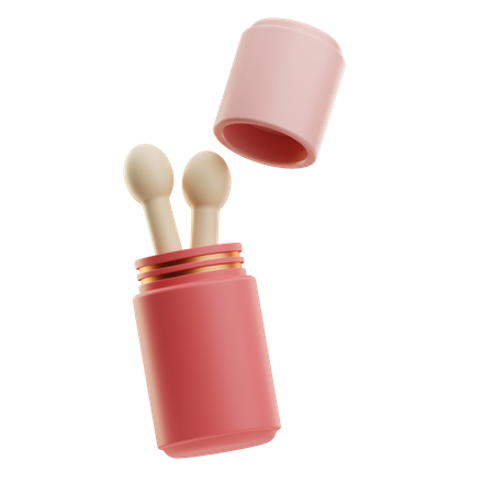 받침대가 있는 장난감 망치  3D Icon
