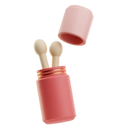 받침대가 있는 장난감 망치  3D Icon