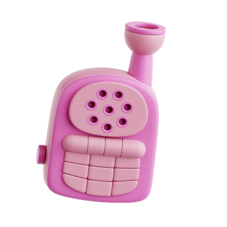 Toy Phone  3D Icon