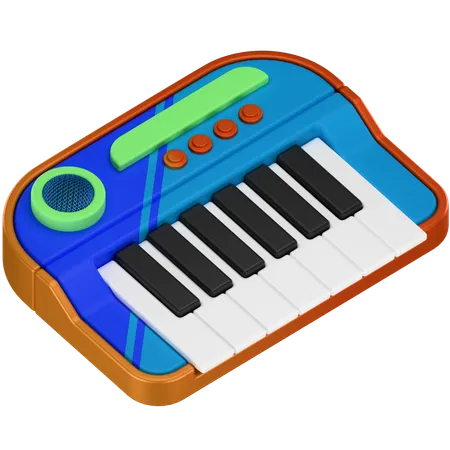 Toy Piano  3D Icon