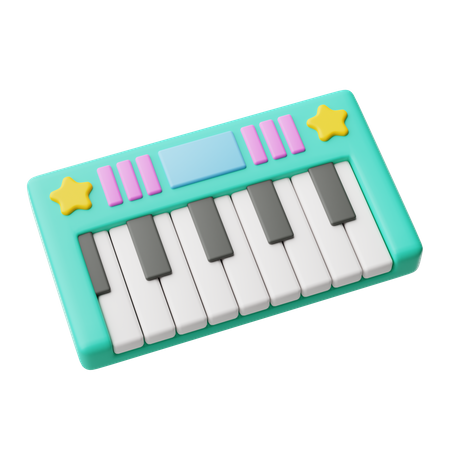 Toy piano  3D Icon