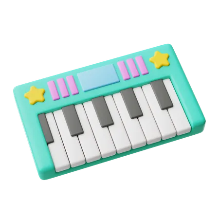 Toy piano  3D Icon