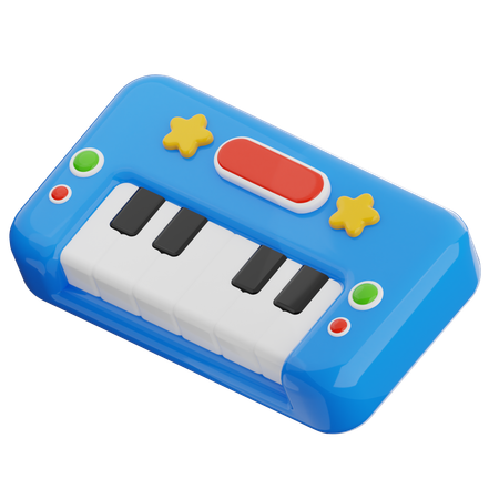Toy Piano  3D Icon