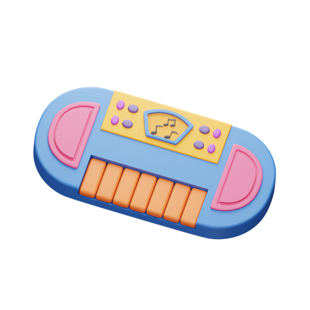 Toy Piano Musical Fun For Kids  3D Icon