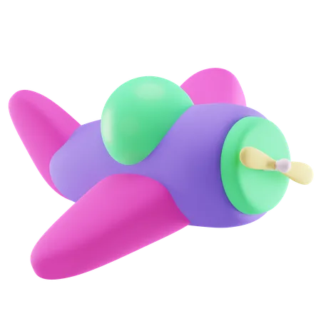 Toy Plane  3D Icon