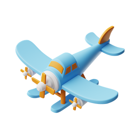 Toy plane  3D Icon