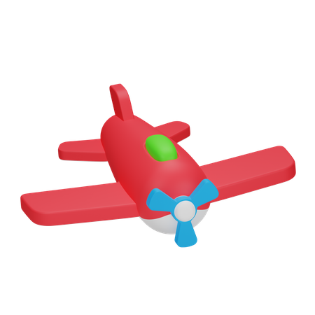 Toy Plane  3D Icon