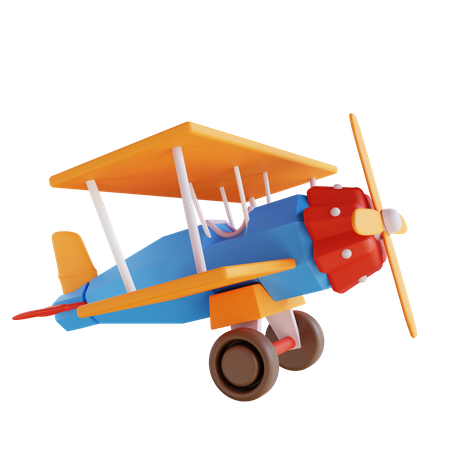 Toy Plane  3D Icon