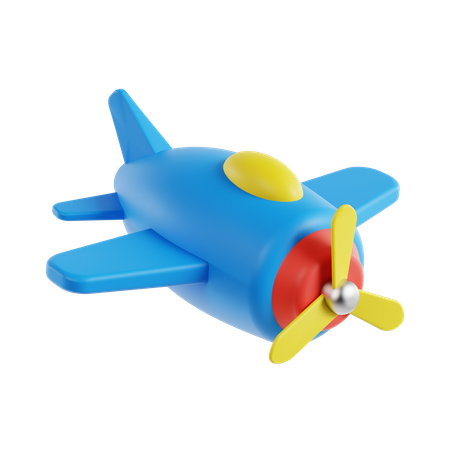 Toy Plane  3D Icon