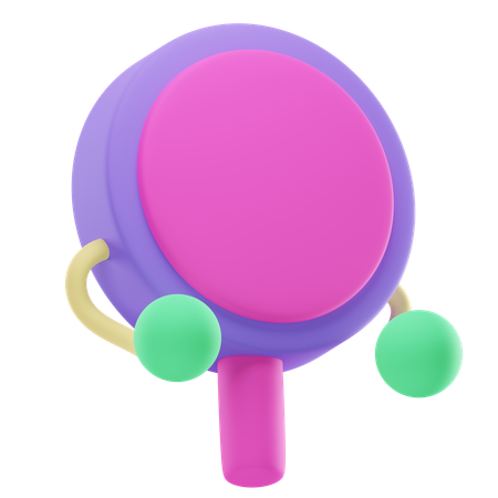 Toy Rattle  3D Icon