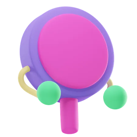 Toy Rattle  3D Icon