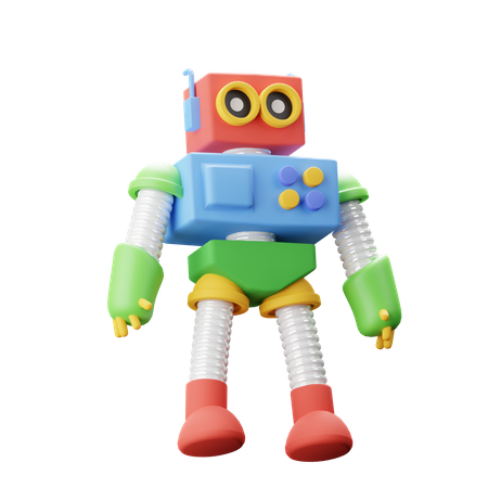 Toy Robot  3D Icon