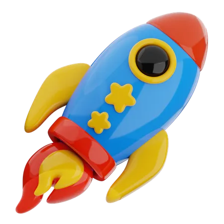 Toy Roccket  3D Icon