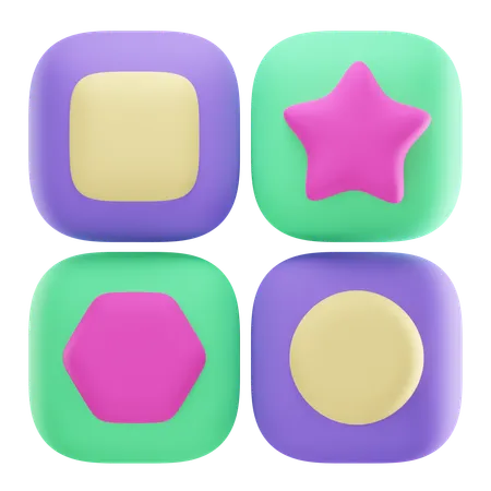 Toy Shape  3D Icon