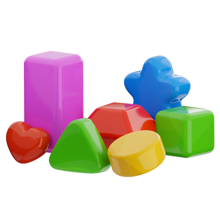 Toy Shape  3D Icon