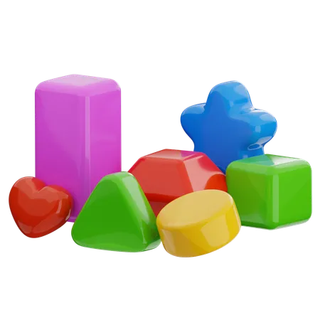 Toy Shape  3D Icon