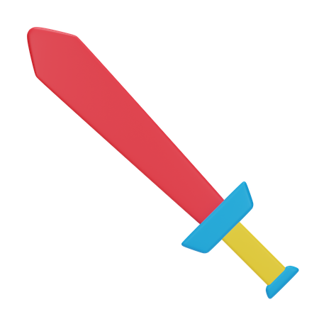 Toy Sword  3D Icon