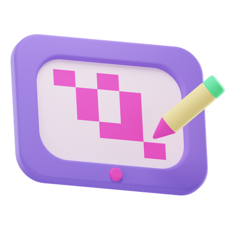 Toy Tablet  3D Icon