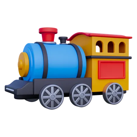 Toy Train  3D Icon