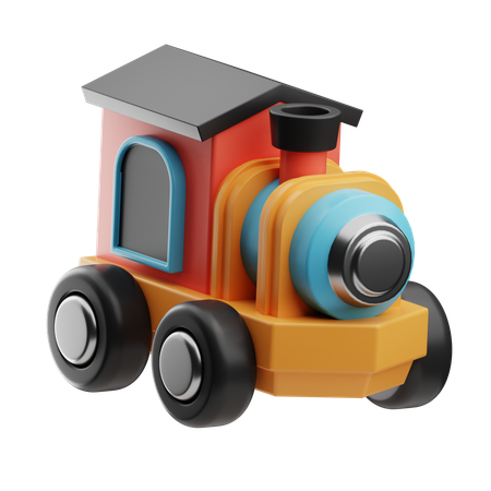 おもちゃの列車  3D Icon