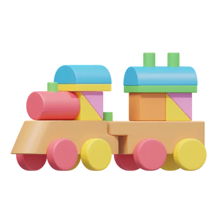 Toy Train  3D Icon