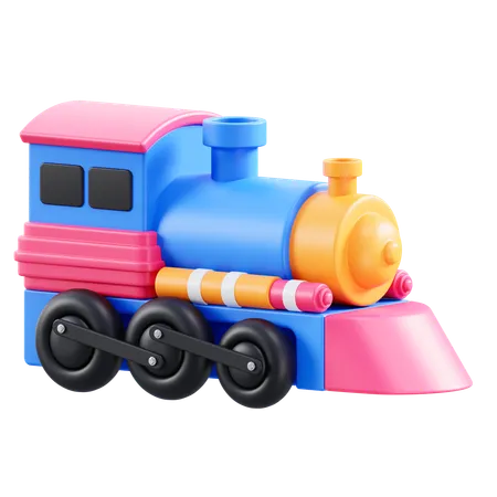 Toy Train  3D Icon