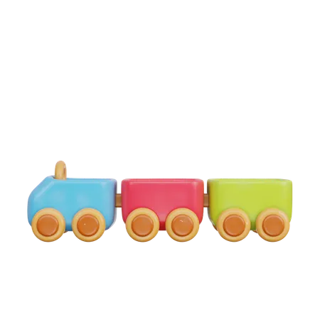 Toy Train  3D Icon