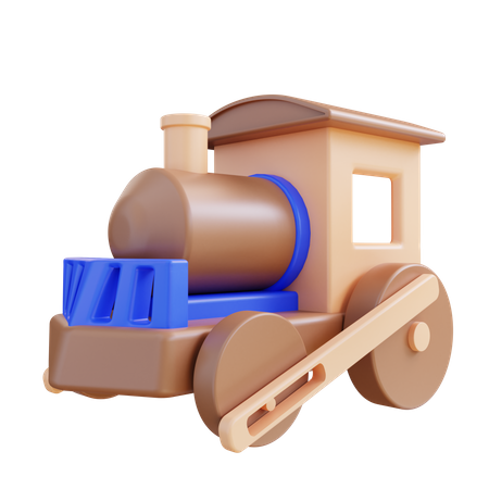 Toy Train  3D Icon