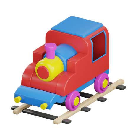 Toy Train  3D Icon