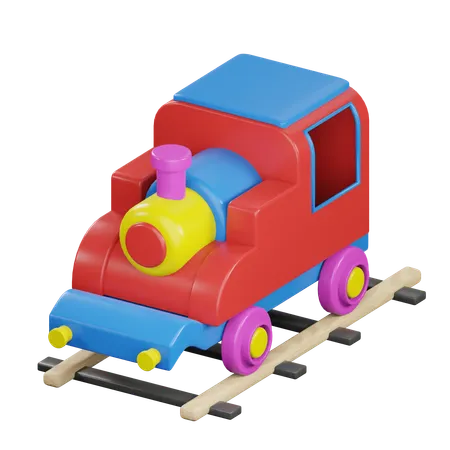 Toy Train  3D Icon