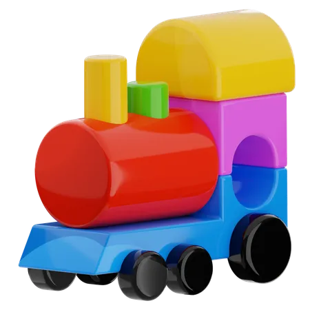 Toy Train  3D Icon