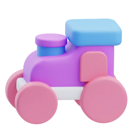 Toy Train  3D Icon