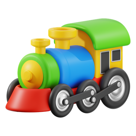 Toy Train  3D Icon