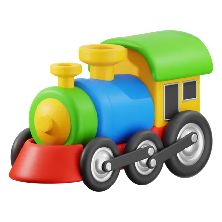 Toy Train  3D Icon