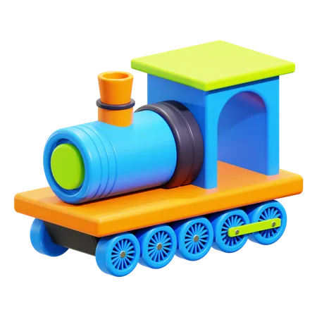 Toy Train  3D Icon