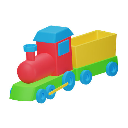 Toy Train  3D Icon