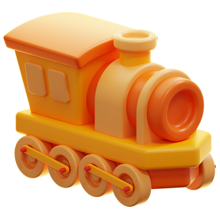 Toy Train  3D Icon