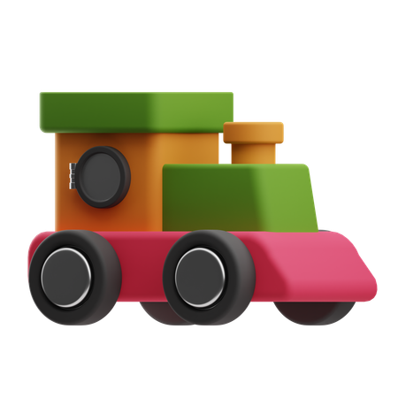 Toy Train  3D Icon