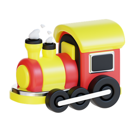 Toy Train  3D Icon