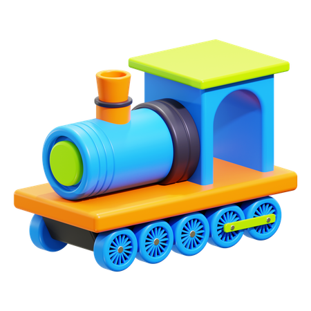 Toy Train  3D Icon