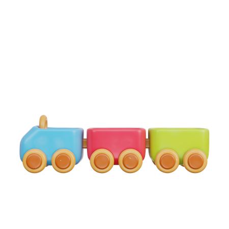 Toy Train  3D Icon