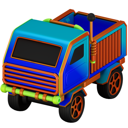 Toy Truck  3D Icon